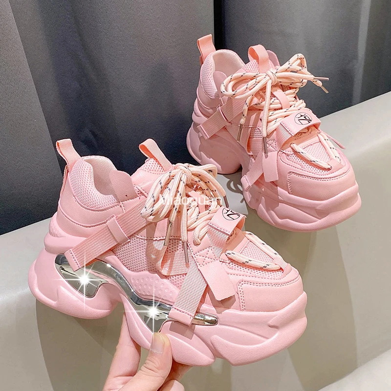 Women'S Fashion Tennis Shoes - Buty sportowe na platformie tenisowe damskie