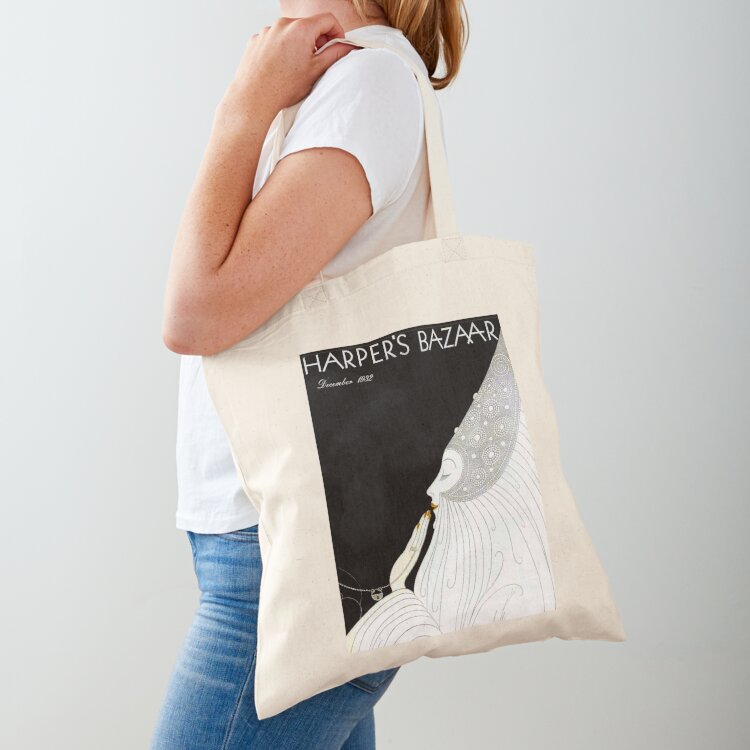 Women'S Fashion Magazines - HARPERS BAZAAR: Torba materiałowa z nadrukiem