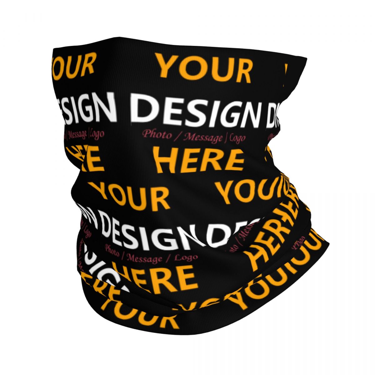 Women Fashion Logo Design - Spersonalizuj swój wzór tutaj Bandana Komin