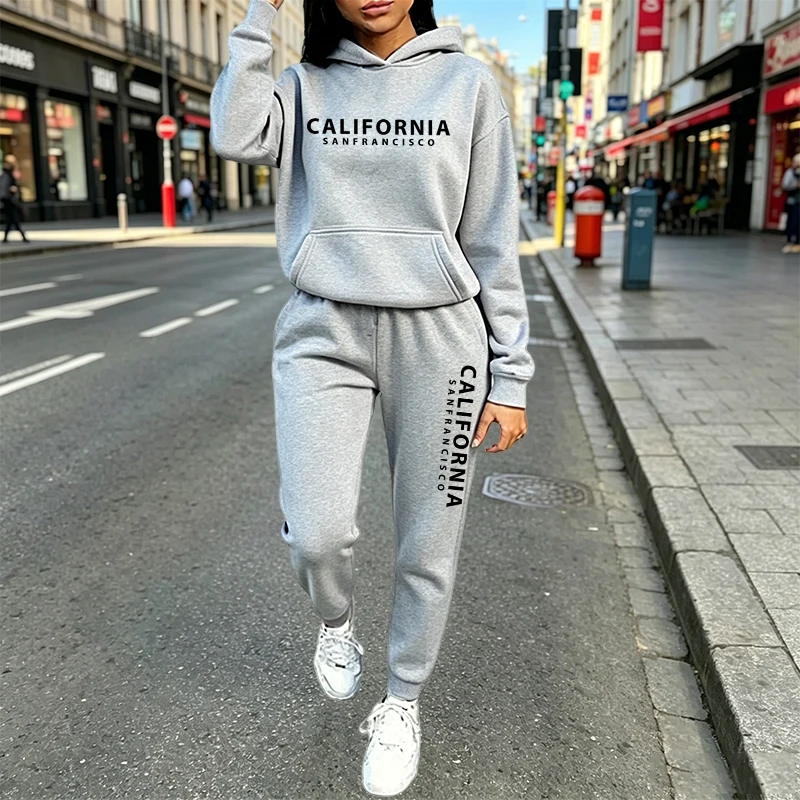 Women'S Fashion Middle Ages - Miejski styl casual, komplet dresowy z