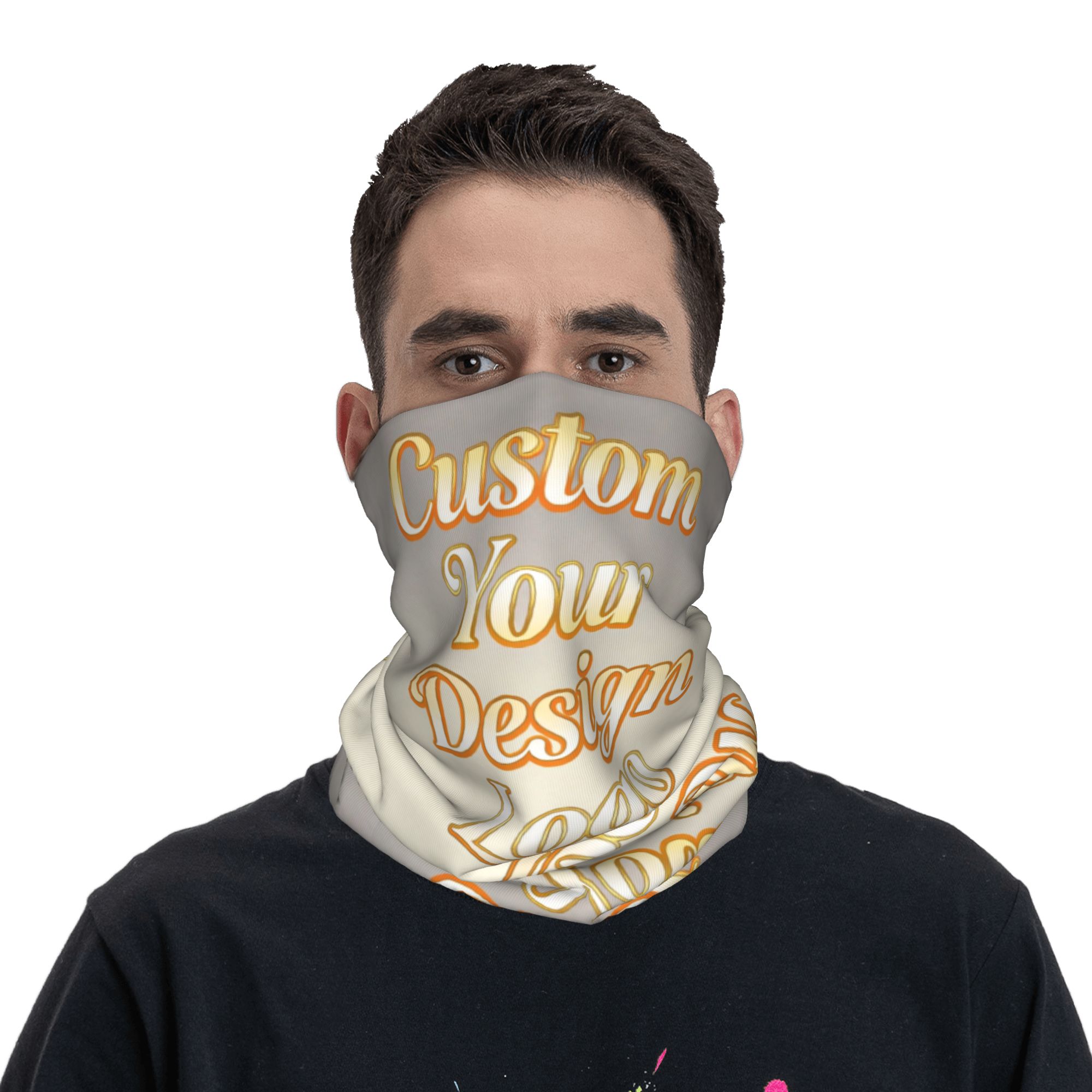 Women Fashion Logo Design - Personalizowana bandana/komin na szyję ze zdjęciem