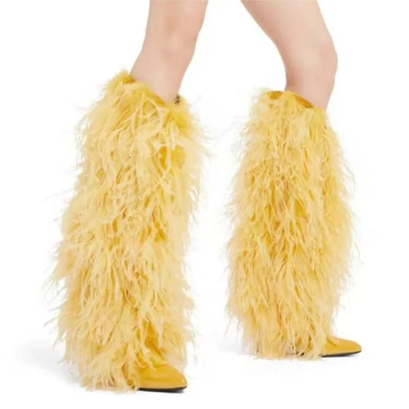 Women'S Fashion Magazines - Moda cukierkowe kolorowe pluszowe buty do