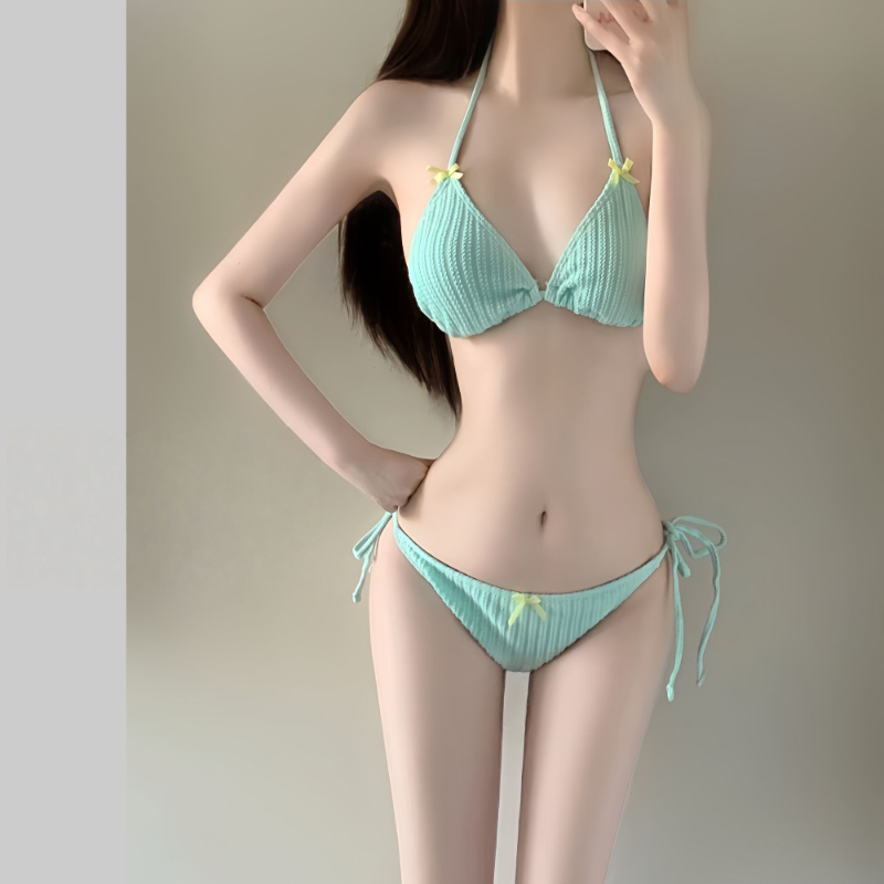 Women'S Fashion Middle Ages - Damski zestaw bikini z długim rękawem