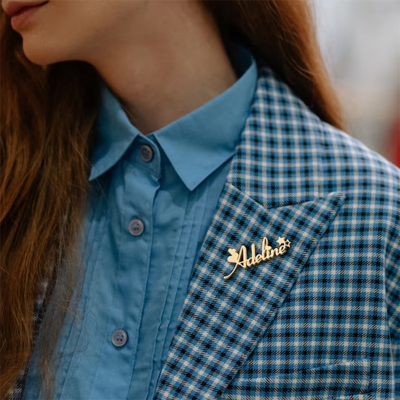 Women Fashion Logo Design - Nowa nazwa własna broszka litery LOGO