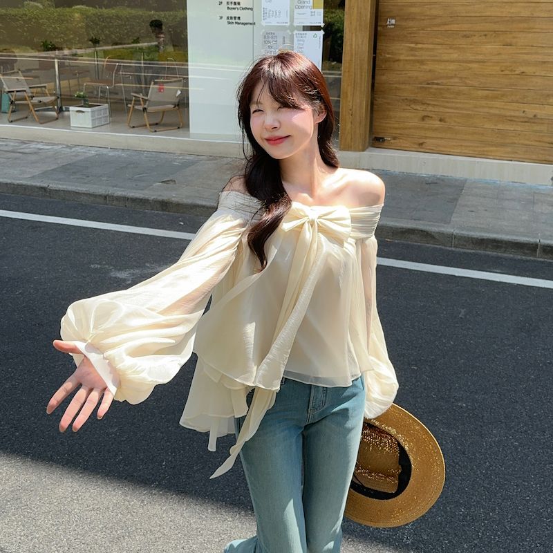 Koszula damska w stylu francus – Off Shoulder Top recenzja i cena