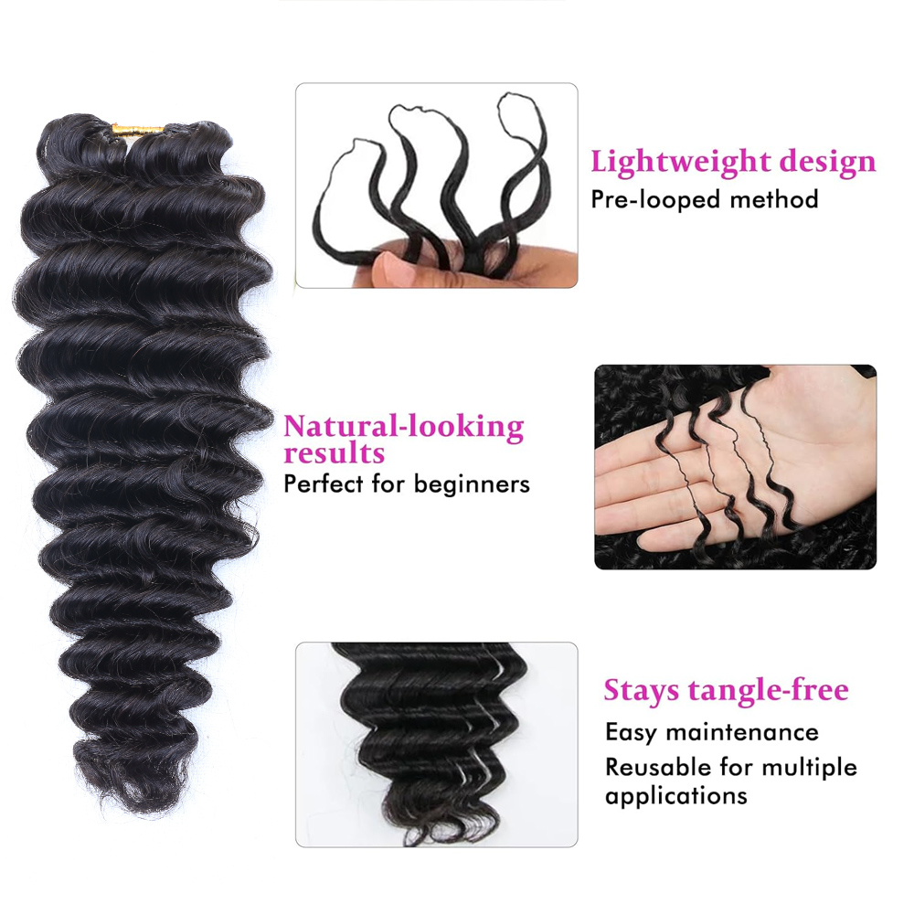 Naturalne, czarne, głęboko fal – Women Fashion Hair Style recenzja i cena