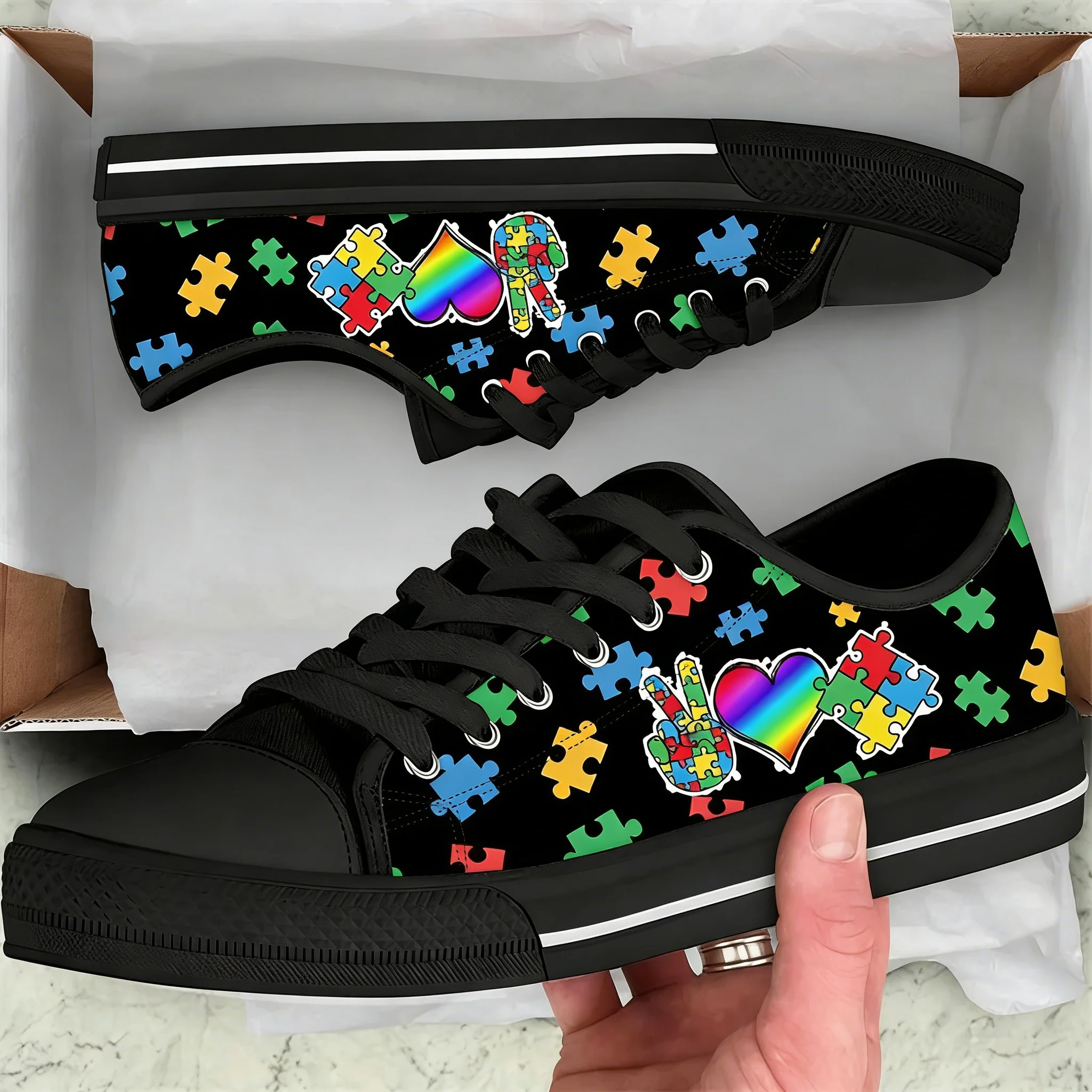 Modne damskie trampki z płótna – Women'S Fashion Tennis Shoes recenzja i cena