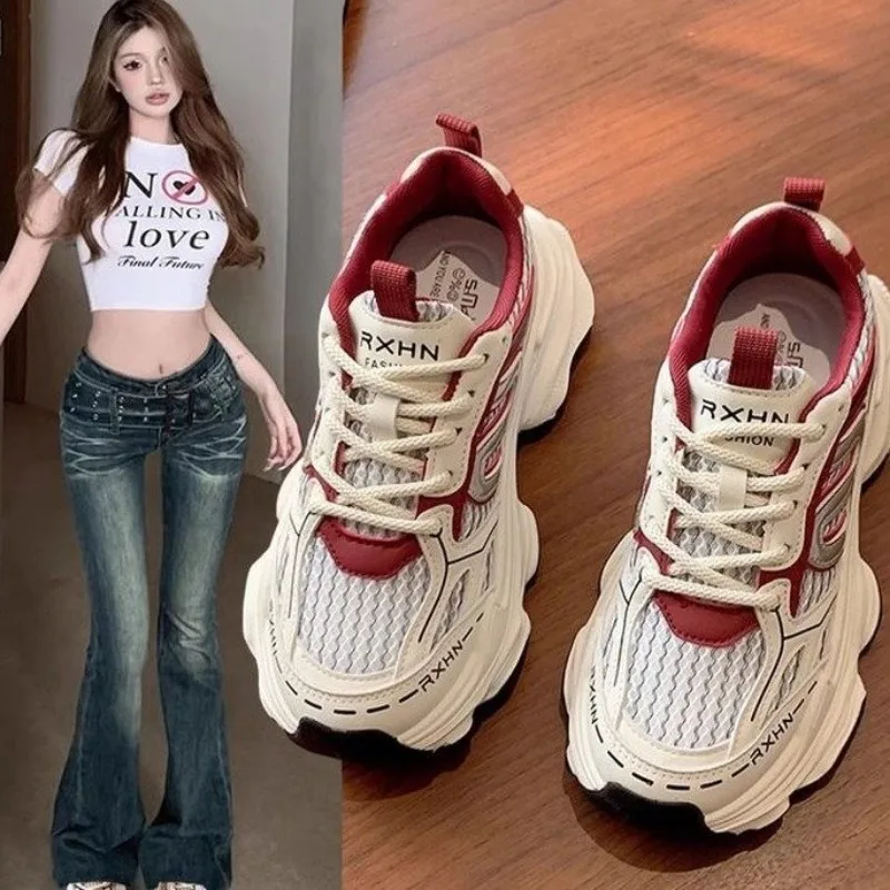 Damskie trampki na platformie  – Women'S Fashion Tennis Shoes recenzja i cena