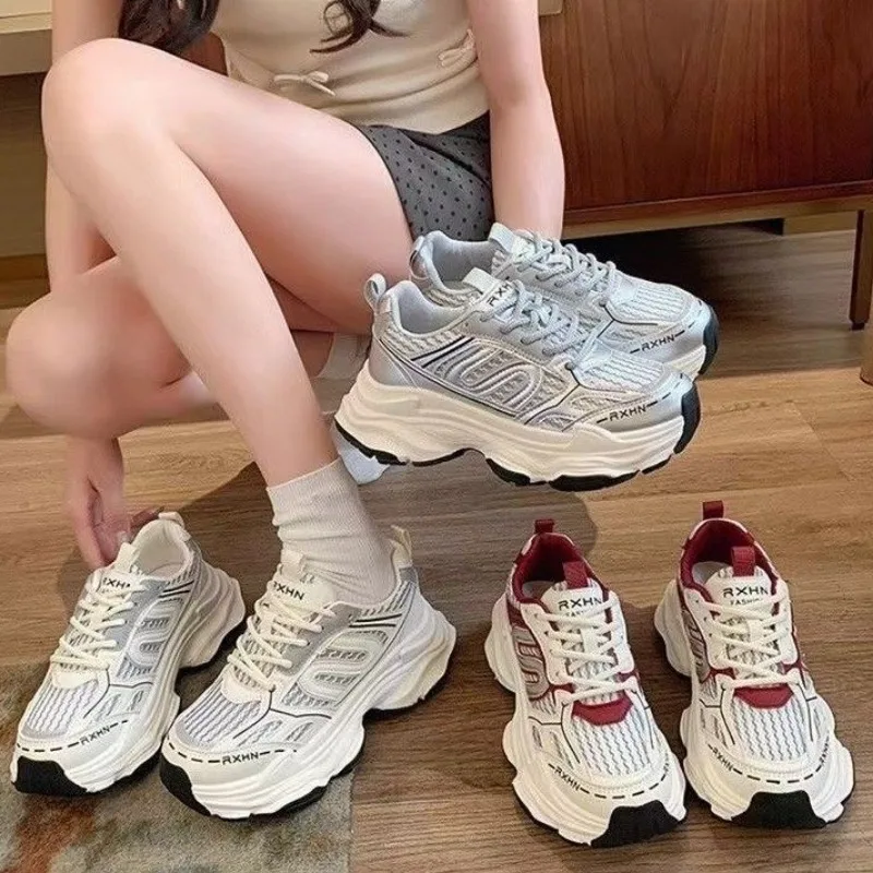 Damskie trampki na platformie  – Women'S Fashion Tennis Shoes recenzja i cena