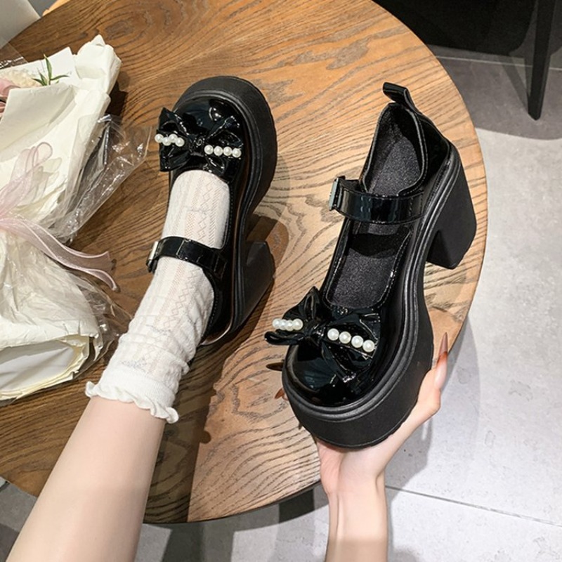 Buty Lolita 2026 Czarne Super  – Women'S Fashion Walking Shoes recenzja i cena