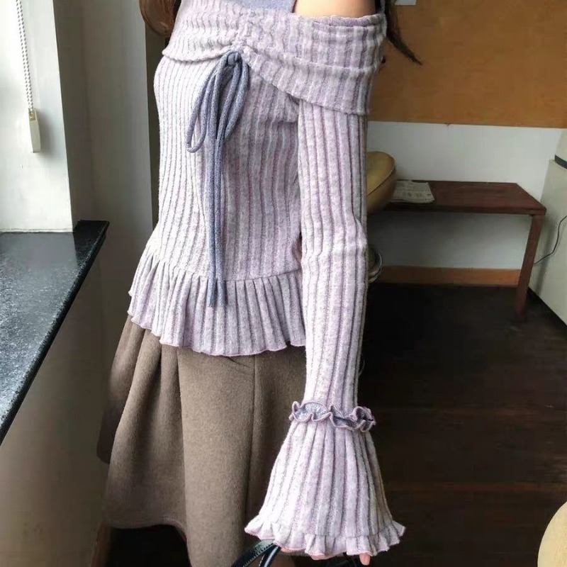 Damska bluzka z długim rękawem – Off Shoulder Top recenzja i cena