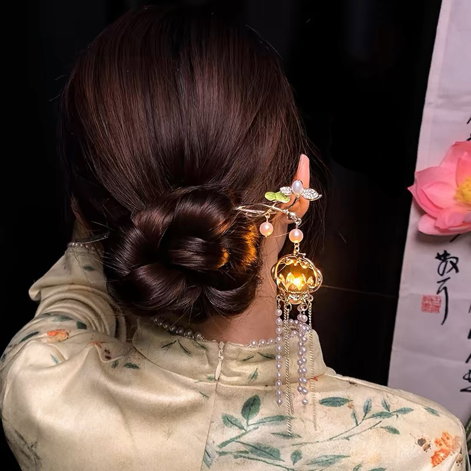 Świecący kwiat spinka do włosó – Women Fashion Hair Style recenzja i cena