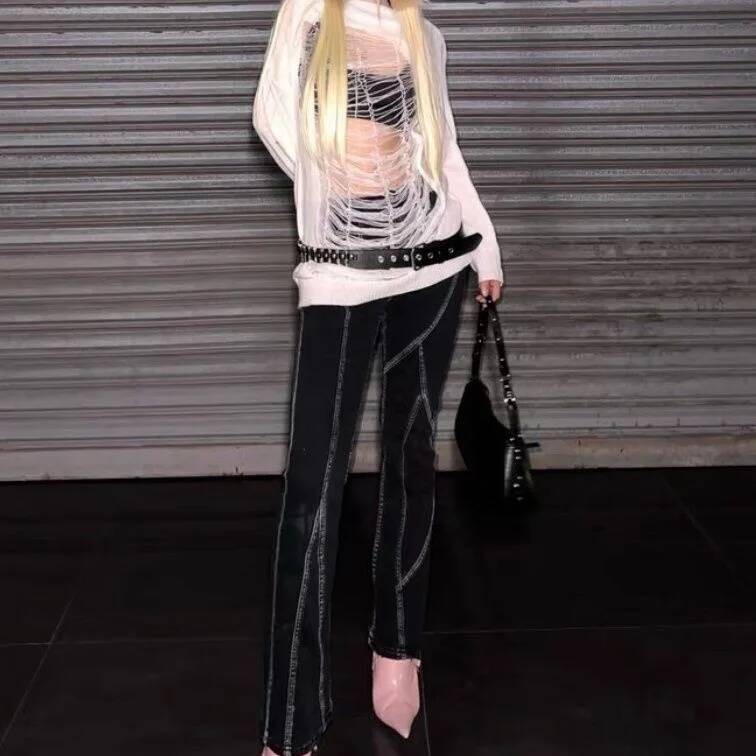 Dziewczęcy sweter Harajuku Spi – Off Shoulder Top recenzja i cena